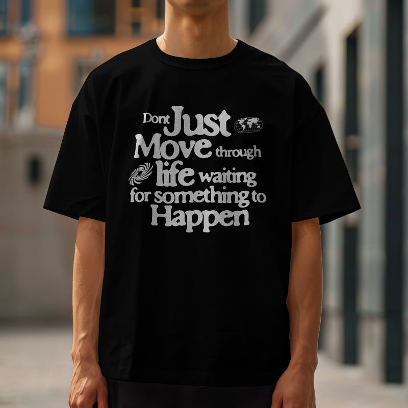 Something To Happen Unisex Oversized Tee