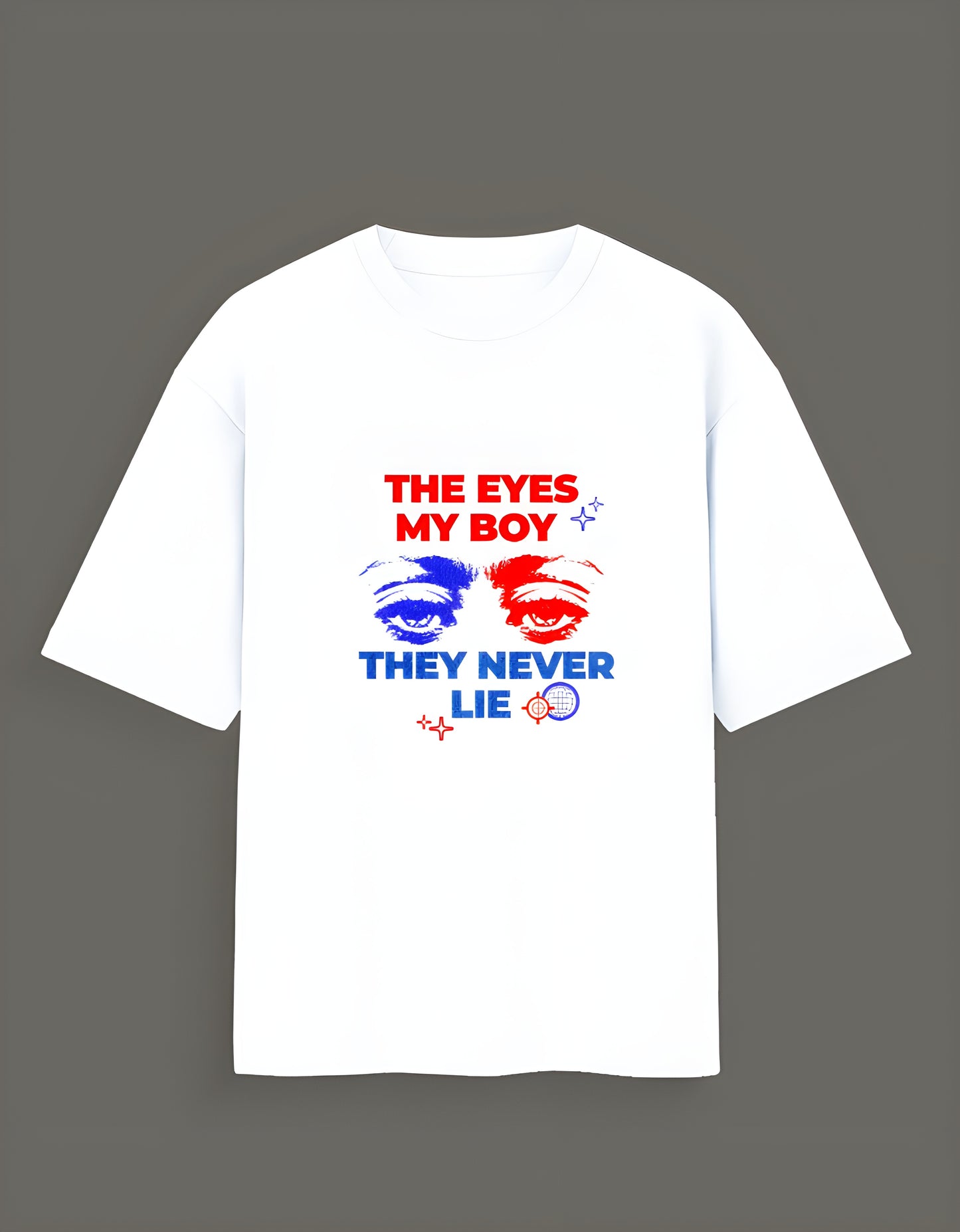 Eyes Never Lie Unisex Oversized  Tee
